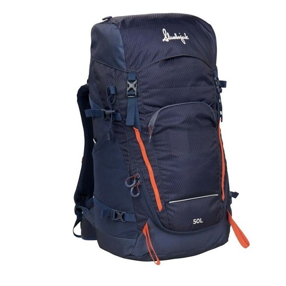 Slumberjack Trail Ridge 50 Liter Backpacking Backpack, Blue (Back Pack) - Picture 1 of 16